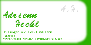 adrienn heckl business card